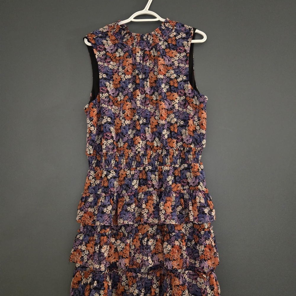 1. State Multicolor Floral Ruffle Dress